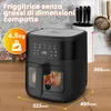 Extralink Air Fryer 6,5 l friggitrice ad aria 1800 W con Anteprima dell’immagine prodotto 9