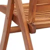 vidaXL Záhradné stoličky 4 ks Nastaviteľné 56x72x107 cm Náhľad obrázku produktu 7
