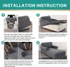 Chaise Longue Cover Stretch Chaise Longue Slipcover pro Náhled obrázku produktu 4