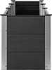vidaXL Garten-Hochbeet 300x50x54 cm WPC Grau Produktbild-Vorschau 4