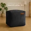 Green Bean® Indoor Sitzhocker Pouf 40x40x40cm EPS-Perlen Produktbild-Vorschau 3