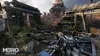 A first-person perspective of a desolate, post-apocalyptic environment with a weapon in the foreground. Produktbild-Vorschau