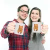 Mr. & Mrs. Panda Pott Bär Honig - Grau Pastell - Geschenk, Produktbild-Vorschau 5