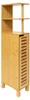 Armoire de toilette étroite en bambou SICELA, 30 x 19 x 120 Voir les images du produit 11