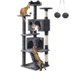 Yaheetech Kratzbaum Katzenbaum Stabiler Katzenkratzbaum Produktbild-Vorschau 9