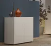 Sideboard >Mister< in weiss, Lack Hochglanz - 90x80x38cm Produktbild-Vorschau 1