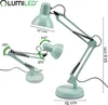 LUMILED lampada da tavolo in metallo blu pastello attacco Anteprima dell’immagine prodotto 7