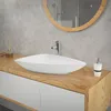 LuxeBath wastafel, opzetwastafel, driehoekig, 69x46x13 cm, Productafbeelding-voorbeeld 1