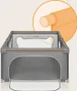 A playpen with an inset showing a close-up of its construction. Anteprima dell’immagine prodotto