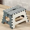 Sgabello pieghevole KESPER bianco-grigio - gradino Anteprima dell’immagine prodotto 3