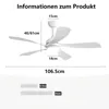 Sofucor Deckenventilator, DC 106,5 cm, fünf ABS-Flügel, mit Produktbild-Vorschau 5