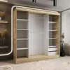 Raummeister Schwebetürenschrank 3D (3-türig) 190 cm - Eiche Produktbild-Vorschau 2