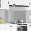 vidaXL Küchenrückwand Hellgrau 120 x 60 cm Gehärtetes Glas Produktbild-Vorschau 2