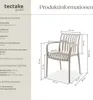tectake® Gartenstühle Alcudia, wetterfest, stapelbar Produktbild-Vorschau 5