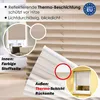 Premium Thermo Plissee lichtdurchlässig, Sandbeige, 100x130 Produktbild-Vorschau 1