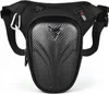 QLS Beintasche Motorrad Sport Oberschenkeltasche Schwarz Produktbild-Vorschau 3