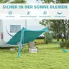 Outsunny Sonnenschutzdach Sonnensegel Wasserdicht UV- und Produktbild-Vorschau 3