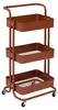 5Five Trolley - terracotta - 3 Schichten - 45 x 36 x 86 cm Produktbild-Vorschau 1