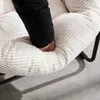 Outdoor Rattan Schaukelstuhl, Gartenliegestuhl,Polsterte Produktbild-Vorschau 6