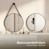 Heilmetz Rund Spiegel Φ80cm Wandspiegel mit Schwarz Produktbild-Vorschau 5