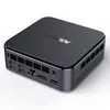 A black mini-PC is shown from a three-quarter angle on a white background. Produktbild-Vorschau