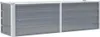 vidaXL Garten-Hochbeet Verzinkter Stahl 160x40x45 cm Grau Produktbild-Vorschau 1