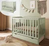ZEE BAMBI Lettino Bambini Mint 120x60 cm 2in1 con Cassetto Anteprima dell’immagine prodotto 1