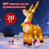 Aufblasbarer Weihnachtselch 6 m, riesige Dekoration für draußen Produktbild-Vorschau