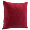 vidaXL Cuscino decorativo 2 pz. Velluto rosso vino 40x40 cm Anteprima dell’immagine prodotto 3