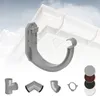 RAINWAY S Regenrinnen System (Rinnenhalter grau) - PVC-U Produktbild-Vorschau 1