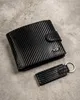 Herren Carbon Set mit Geldbörse und Schlüsselanhänger - Produktbild-Vorschau 13
