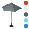 Parasol demi-rond Parla, demi-parasol balcon, UV 50+ Voir les images du produit 8