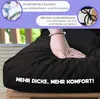 Sada polštářů na palety 120x80 cm černá - voděodolný Náhled obrázku produktu 6