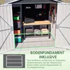 Metalen gereedschapsschuur 142 x 185 cm met metalen Productafbeelding-voorbeeld 6