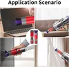 Collage of images showing vacuum cleaner attachments being used in different scenarios. Produktbild-Vorschau