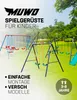 MUWO Garten Kinderschaukel, robustes A-Stahlrahmen-Set, Produktbild-Vorschau 3