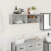 vidaXL Szafka łazienkowa betonowa szara 100x25x30 cm Podgląd zdjęcia produktu 1