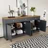 Commode Merax avec trois tiroirs et quatre Voir les images du produit 2