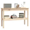 vidaXL Tavolino da salotto 110x40x75 cm in legno massello Anteprima dell’immagine prodotto 5