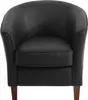 Max Winzer Sessel Livia - pigmentiertes Nappaleder schwarz Produktbild-Vorschau 3