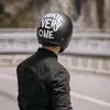 Kask Jet Cafe Racer DMD RETRO I Hate Everyone Black White Podgląd zdjęcia produktu 4