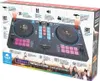 The image shows the packaging of a portable DJ station, with the product itself prominently displayed on the front. The packaging also features marketing text and graphics highlighting the product's features and a crowd of people enjoying music. Produktbild-Vorschau
