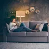 relaxdays Stehlampe Wohnzimmer beige Produktbild-Vorschau 3