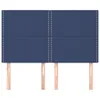 vidaXL Kopfteile 4 Stk. Blau 72x5x78/88 cm Stoff -  Kopf- & Produktbild-Vorschau 4