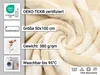 ZOLLNER 4er Set Handtücher, beige gestreift 50x100 Produktbild-Vorschau 2