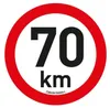 Aufkleber Geschwindigkeitsbegrenzung 70 km/h (20 cm) Produktbild-Vorschau 2