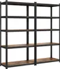 Two identical shelving units are shown side-by-side against a white background. Produktbild-Vorschau