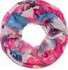 styleBREAKER Damen Loop Schal mit buntem Blumen Muster, Produktbild-Vorschau 1