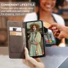 Galaxy A55 Hülle, Retro Kunstledertasche mit Standfunktion Produktbild-Vorschau 4