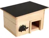 Premium Igelhaus Bausatz aus Holz mit sicherem Produktbild-Vorschau 2